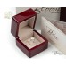 Годежен Пръстен с Лабораторен Диамант IGI Сертификат 14К Бяло Злато  Bloom Jewellery